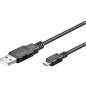 goobay USB-kabel 5m Sort